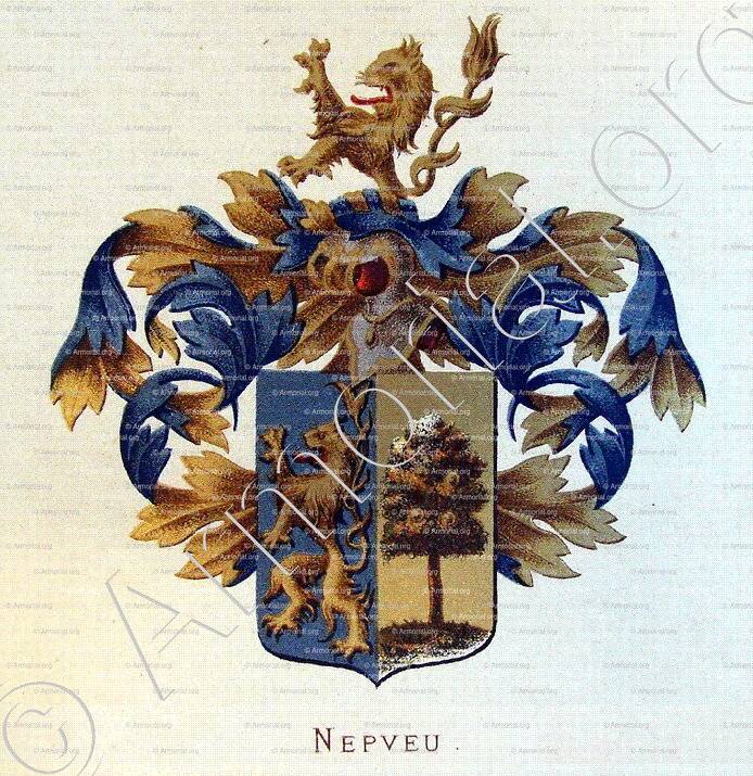 NEPVEU_Wapenboek van den Nederlandschen Adel door J.B.Rietstap 1883 1887_Nederland