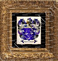 cadre-ancien-or-BÉCHADE de ROCHEPINE_Dunkerque, 1696, Famille originaire de l'Angoumois et du Limousin._France.