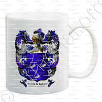 mug-BÉCHADE de ROCHEPINE_Dunkerque, 1696, Famille originaire de l'Angoumois et du Limousin._France.