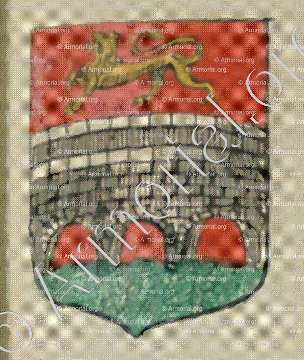 DIERRE (Alsace)_Blason enregistré sous le règne de Louis XIV_France