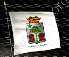 drapeau-DES MAISONS de BONNEFONT_Limousin, Île-de-France._Royaume de France (ii)