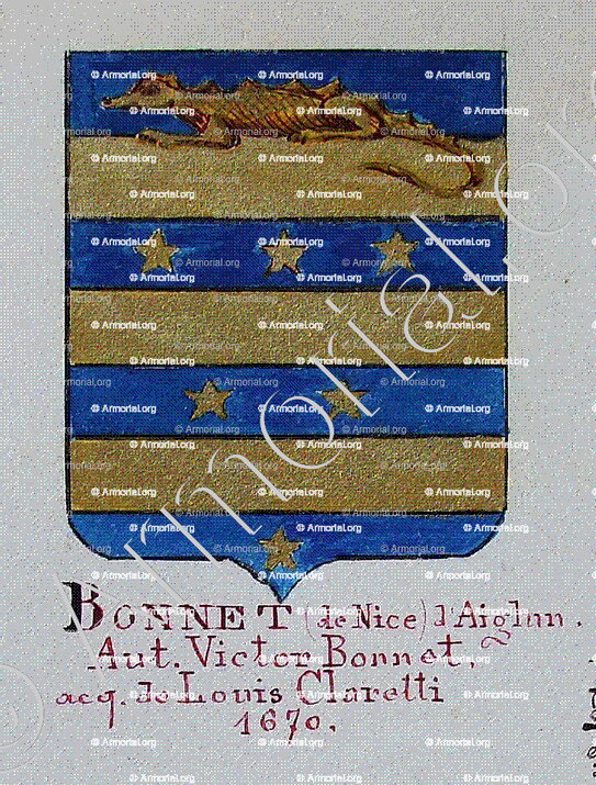 BONNET d'Aiglun_Armorial Nice. (J. Casal, 1902) (Bibl. mun. de Nice)_France (i)