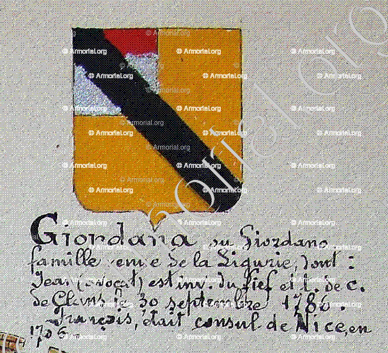GIORDANA ou Giordano_Armorial Nice. (J. Casal, 1903) (Bibl. mun. de Nice)_France (1)