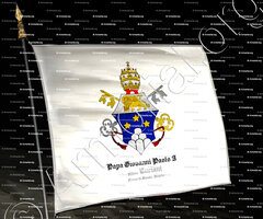 drapeau-Papa GIOVANNI PAOLO I._Albino Luciani. Forno di Canale. Veneto._Italia