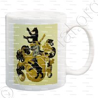 mug-BER, BERO, BAER_Zoug (Zug). Armorial de la ville de Bâle. B.Meyer Knaus 1880_Schweiz. Suisse. Svizzera