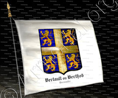 drapeau-BERTAULT ou BERTHOD_Normandie_France