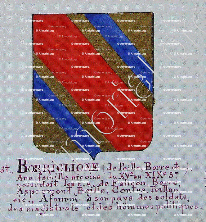 BORRIGLIONE_Armorial Nice. (J. Casal, 1902) (Bibl. mun. de Nice)_France (i)