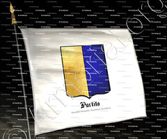 drapeau-PARTITO_Heraldry, Heraldik, Heraldiek, Heráldica._Blason