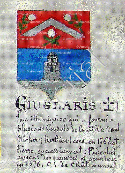 GIUGLARIS_Armorial Nice. (J. Casal, 1903) (Bibl. mun. de Nice)_France (1)