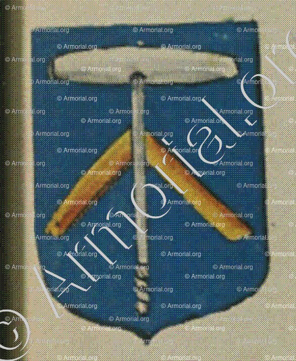 La Communauté des Charpentiers de la Seigneurie de la petite Pierre (Alsace)_Blason enregistré sous le règne de Louis XIV_France 