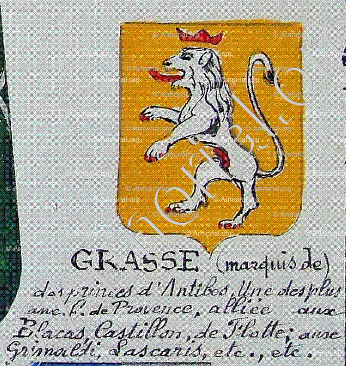 GRASSE_Armorial Nice. (J. Casal, 1903) (Bibl. mun. de Nice)_France (2)