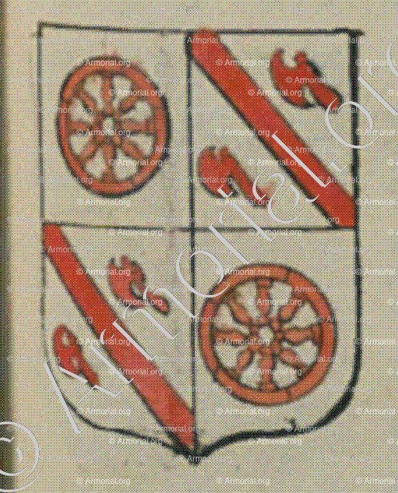 La Communauté des Charpentiers de la ville de Strasbourg (Alsace)_Blason enregistré sous le règne de Louis XIV_France 