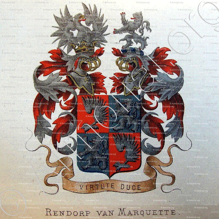 RENDORP van MARQUETTE_Wapenboek van den Nederlandschen Adel door J.B.Rietstap 1883 1887_Nederland