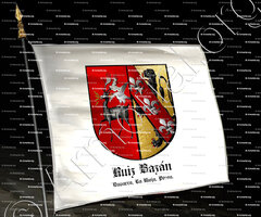 drapeau-RUIZ BAZÁN_Navarra, La Rioja, Pérou._España, Pérou. (i)