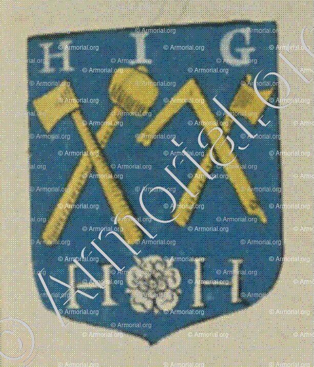 La Communauté des Charpentiers du Bourg de Wasselonne (Alsace)_Blason enregistré sous le règne de Louis XIV_France 