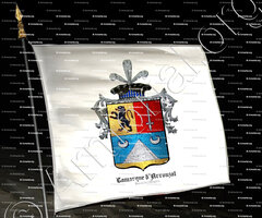 drapeau-LAMARQUE d'ARROUZAT_Baron d'Empire_France..