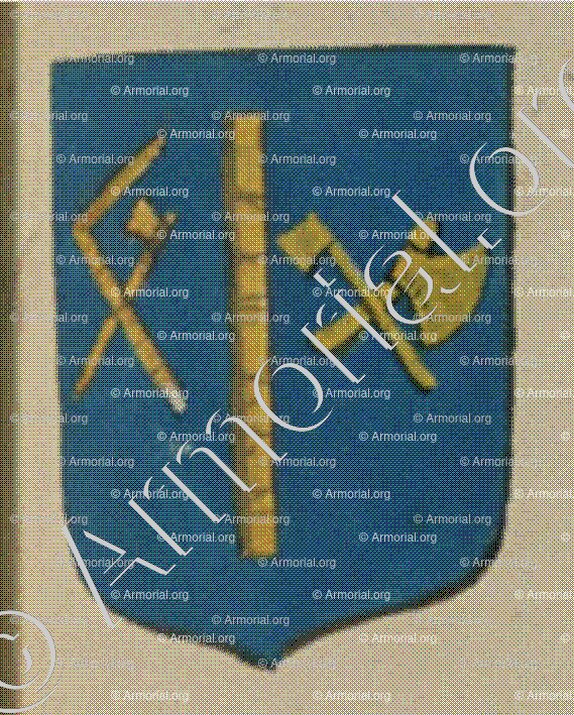 La Communauté des Charpentiers Sapenblant de Wilthen (Alsace)_Blason enregistré sous le règne de Louis XIV_France 