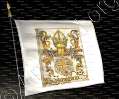 drapeau-KÖNIGREICH JERUSALEM_Wappenbuch Livro do Armeiro-Mor, 1509._