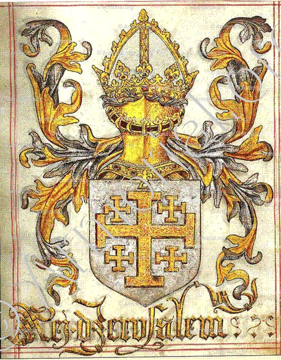 KÖNIGREICH JERUSALEM_Wappenbuch Livro do Armeiro-Mor, 1509._