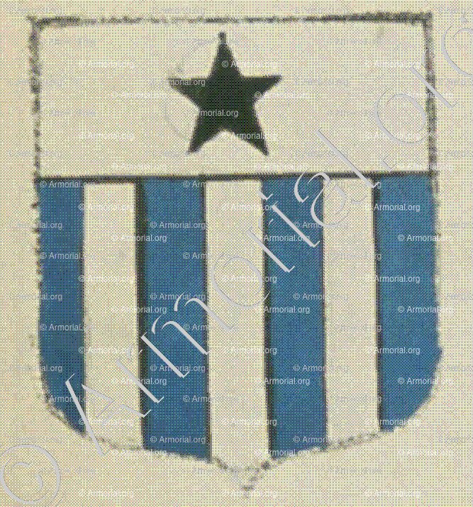 BROUILLET (La Rochelle)_Blason enregistré sous le règne de Louis XIV._France