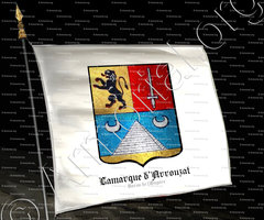 drapeau-LAMARQUE d'ARROUZAT_Baron d'Empire_France