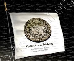 drapeau-CHARETTE de la Gâcherie_ maire de Nantes 1650._France