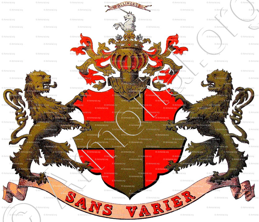 ALLINGES_Ancien Duché de Savoie (Cte de Foras, 1863)_États de Savoie (i)