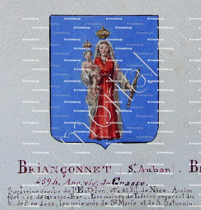 BRIANCONNET_Armorial Nice. (J. Casal, 1902) (Bibl. mun. de Nice)_France (i)