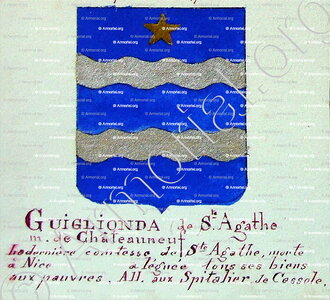 GUIGLIONDA (comtes de Sainte-Agathe)