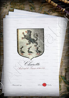 velin-d-Arches-CHARETTE_Armorial de France  d'Hozier, Bretagne, 1696-1710._France