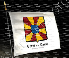 drapeau-VORST ou VARST_Province de Rhénanie._Allemagne