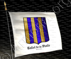 drapeau-LALLOT de la VIALLE_Limousin_France