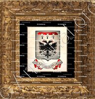 cadre-ancien-or-MARCHERON MOUGENOT_armes de Gérard M.M._France