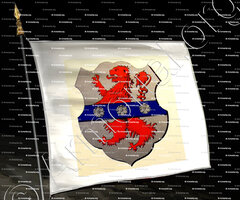 drapeau-AMBLARD de CHIGNIN_Ancien Duché de Savoie (Cte de Foras, 1863)_États de Savoie
