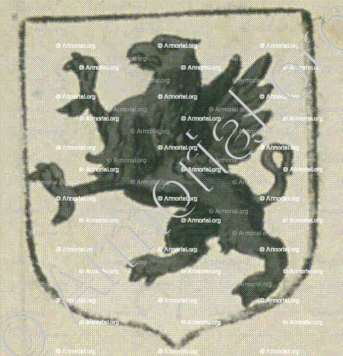BRUSSEAU (La Rochelle)_Blason enregistré sous le règne de Louis XIV._France