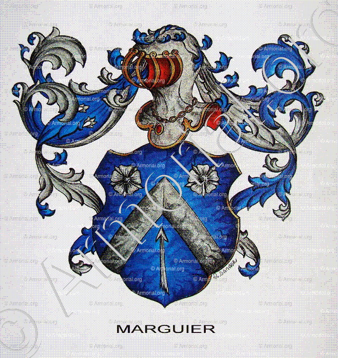 MARGUIER_Bourgogne. (Armorial Daniel Sandoz, 1996)._France