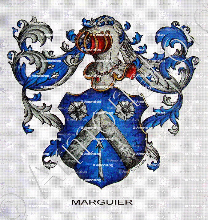 MARGUIER_Bourgogne. (Armorial Daniel Sandoz, 1996)._France