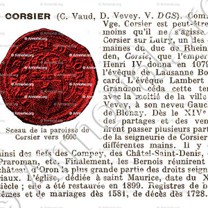 CORSIER_Dict. Hist. et Biogr. de la Suisse.