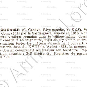 CORSIER_Dict. Hist. et Biogr. de la Suisse.