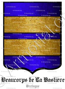 BEAUCORPS de LA BASTIERE