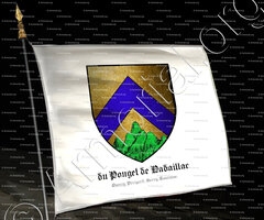 drapeau-DU POUGET DE NADAILLAC_Quercy, Périgord, Berry, Touraine._France