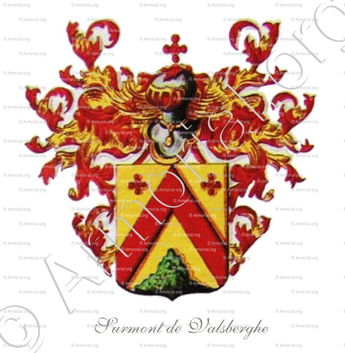SURMONT de VOLSBERGHE_Reconnue de noblesse, 1817._Belgique