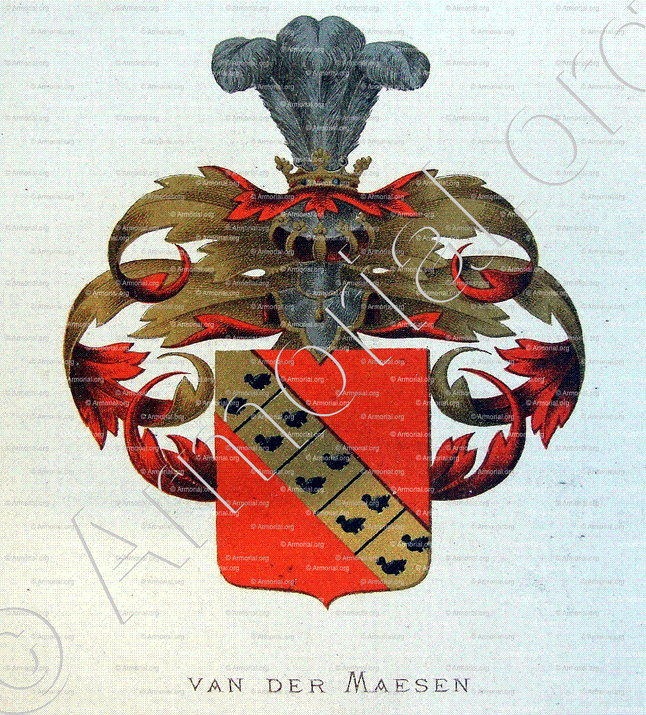 Van der  MAESEN_Wapenboek van den Nederlandschen Adel door J.B.Rietstap 1883 1887_Nederland