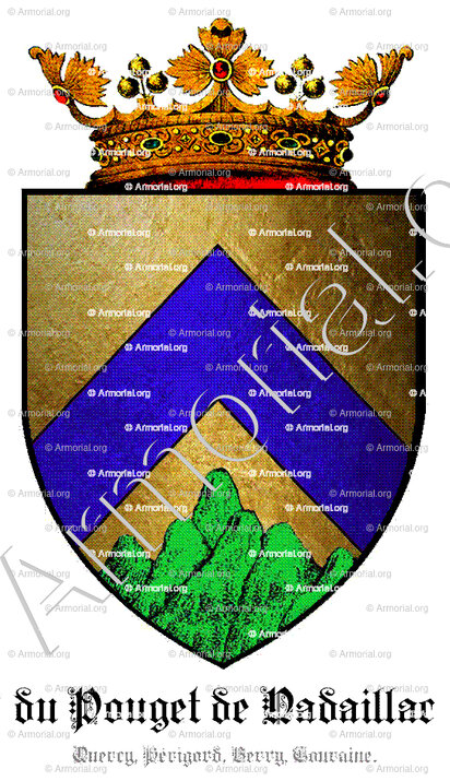 DU POUGET DE NADAILLAC_Quercy, Périgord, Berry, Touraine._France..