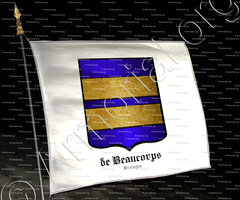 drapeau-de BEAUCORPS_Anjou, Bretagne, Vendée, Beauce, Poitou._France