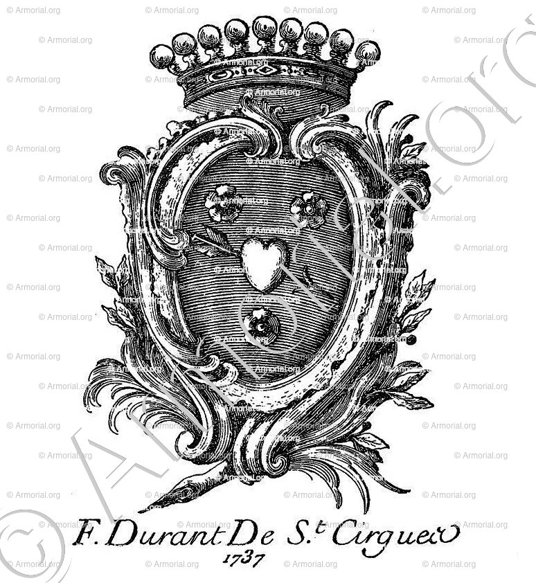 DURANT de SAINT-CIRGUES et de JUVISY
