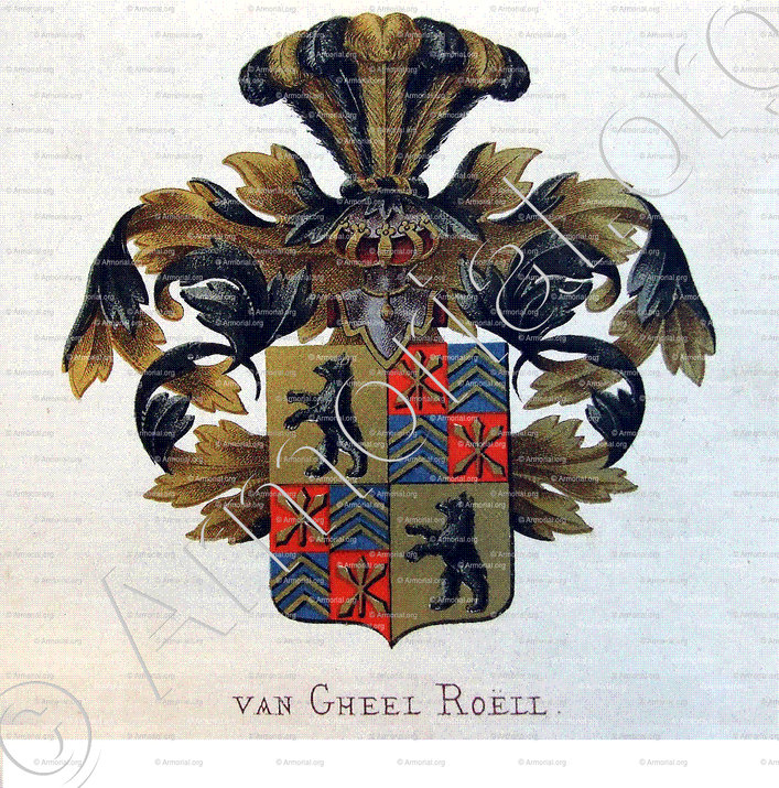Van GHEEL ROËLL_Wapenboek van den Nederlandschen Adel door J.B.Rietstap 1883 1887_Nederland