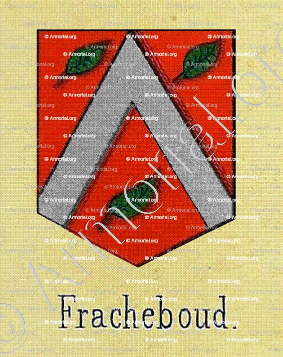 FRACHEBOUD_Armorial historique du Canton de Fribourg_Suisse, Schweiz