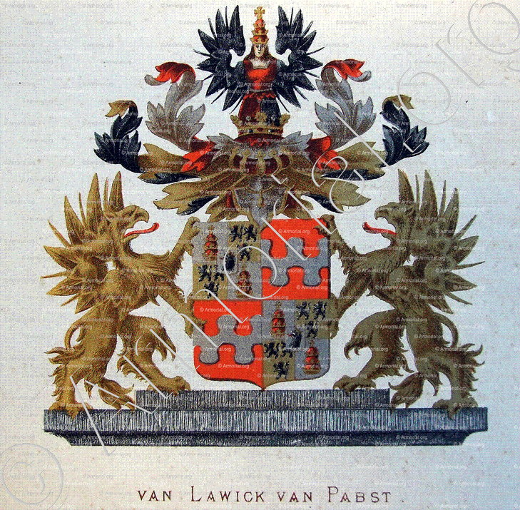 Van LAWICK van PABST_Wapenboek van den Nederlandschen Adel door J.B.Rietstap 1883 1887_Nederland