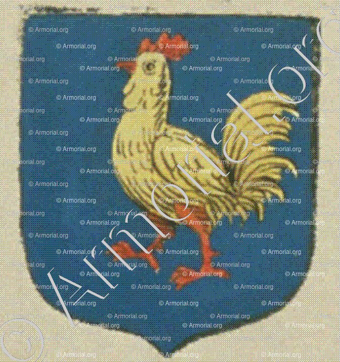 REVEILLAUD (La Rochelle)_Blason enregistré sous le règne de Louis XIV._France